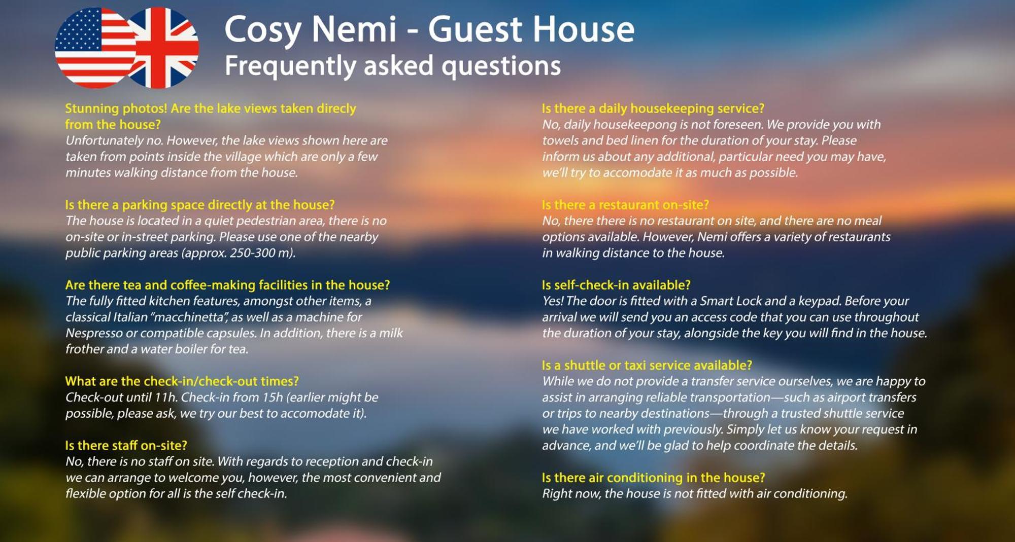 Cosy Nemi - Guest House 外观 照片